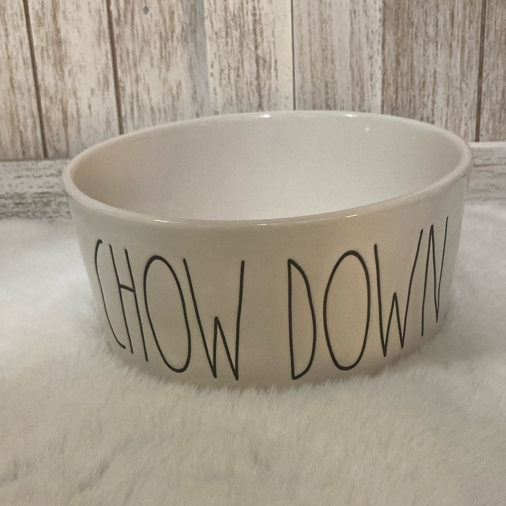 Rae Dunn Chow Down Pet Bowl